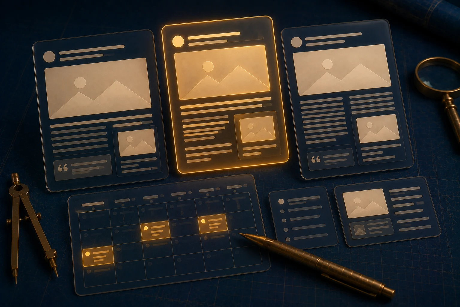 Content Marketing — illustration of the work